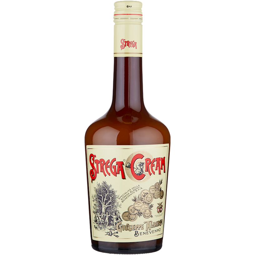 Crema di Liquore Strega 70 cl: raffinata crema di liquore con dolcezza vellutata e aromatico sapore.