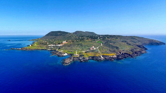 Ustica - fondali marini cristallini con pesci colorati, aragoste e coralli nella riserva marina