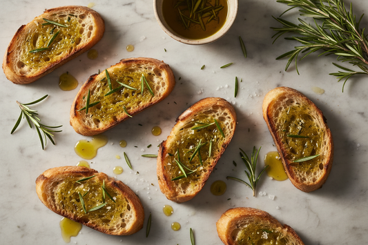Bruschette al Rosmarino e Olio EVO Calabrese