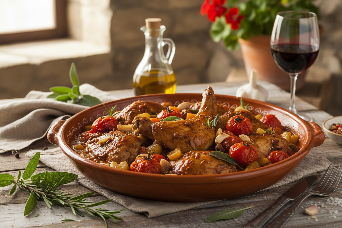 Coniglio cotto alla cacciatora