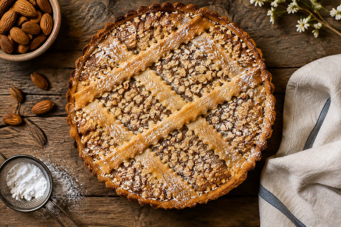 Sizilianische Mandelkuchen-Tarte