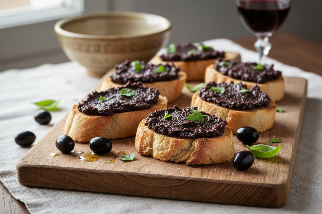 Crostini al Paté di Olive Calabresi — Tastiness Food Shop