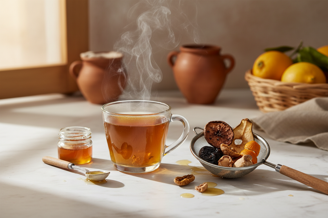 Decotto di frutta e agrumi
