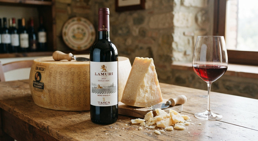 Risotto gastronomique au Parmigiano Reggiano DOP 30 mois avec réduction de Lamùri Nero d'Avola — Tastiness Food Shop