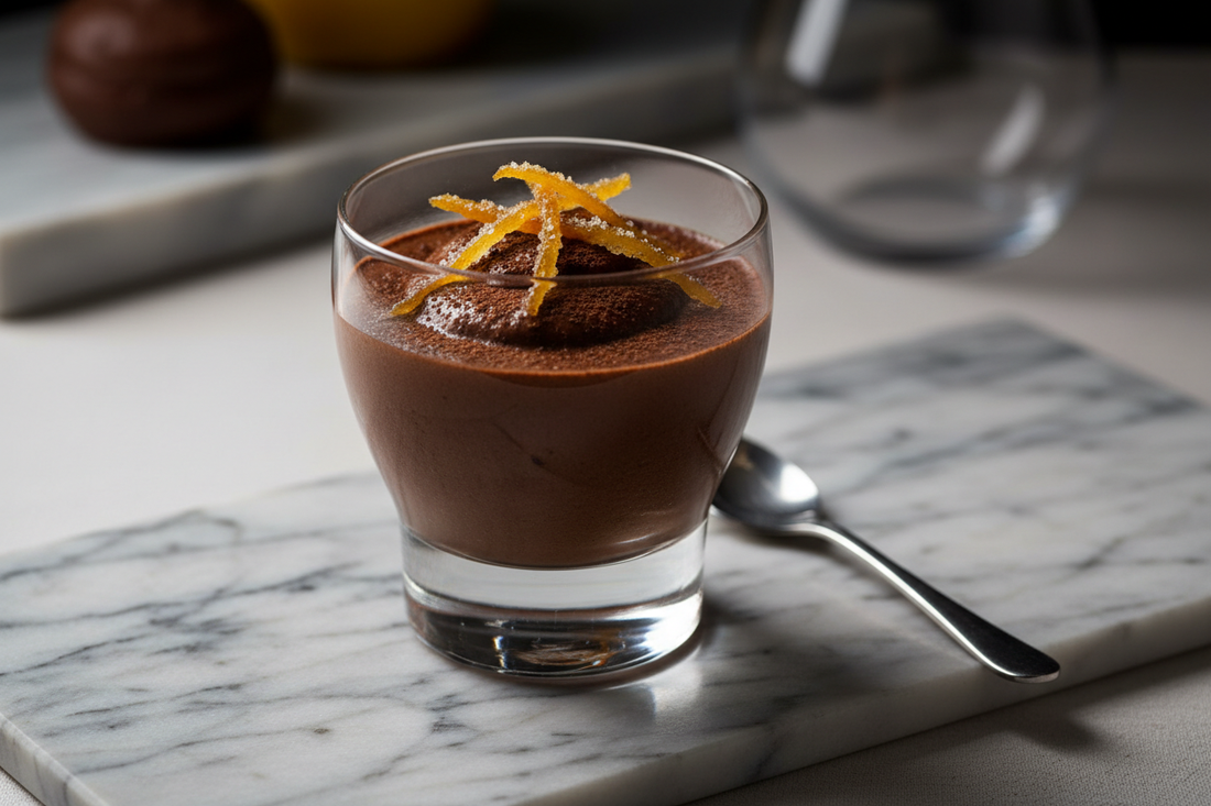 Mousse au Chocolat de Modica IGP et Bergamote Confite