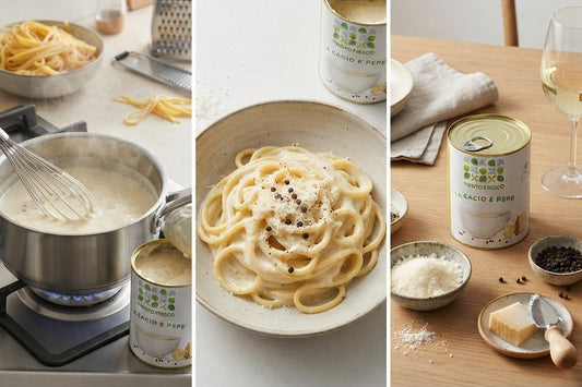 Spaghettoni Cacio e Pepe mit Pronto Fresco Creme — Tastiness Food Shop
