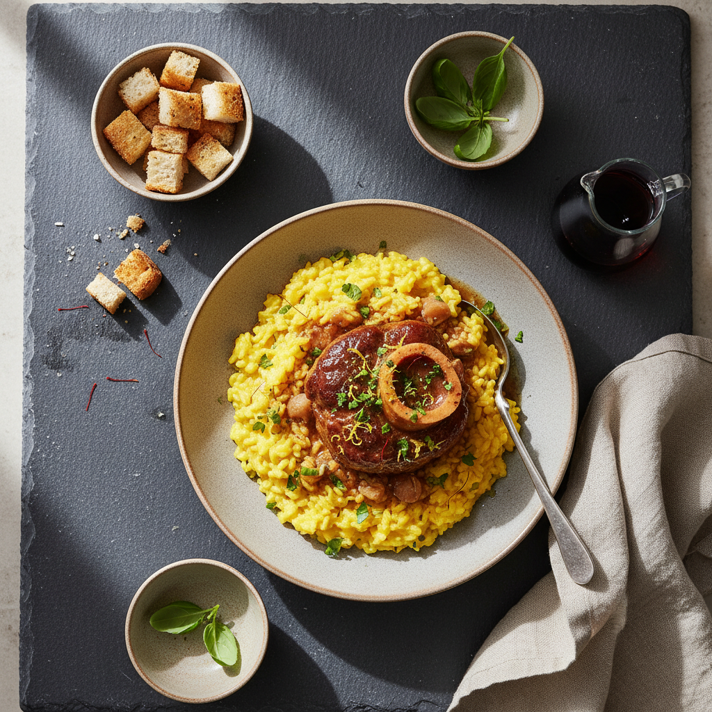 Risotto allo Zafferano con Ossobuco