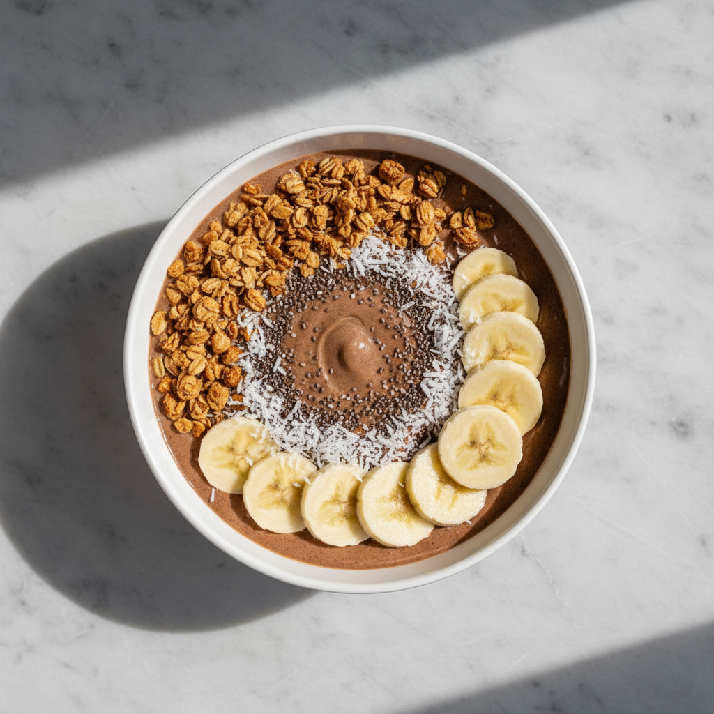 Smoothie Bowl alla Banana e Cacao