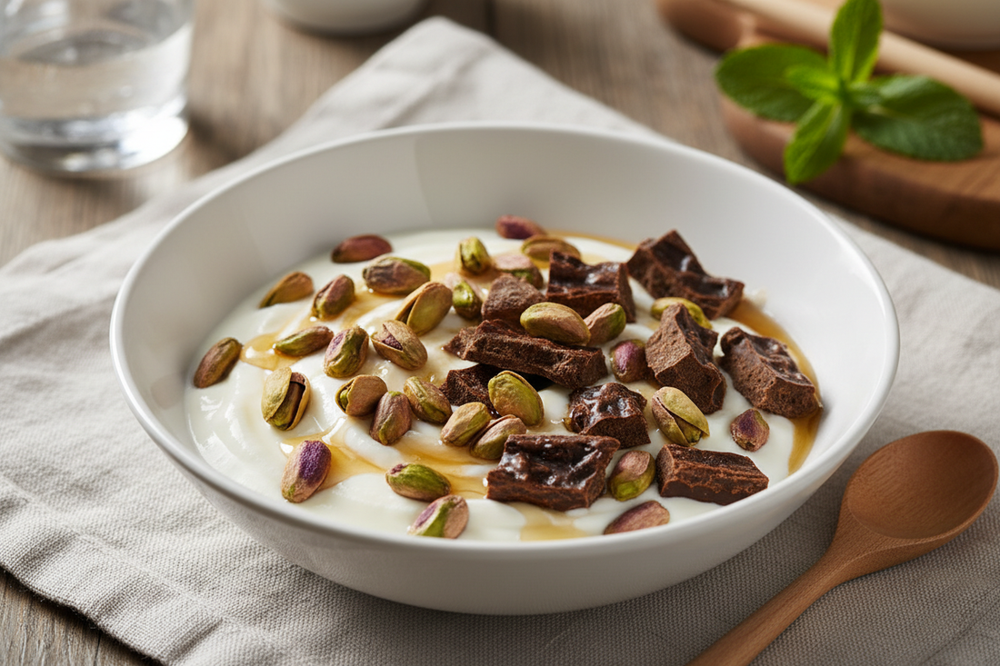 Yogurt con Pistacchi di Sicilia e Carrube Biologiche