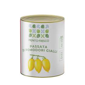 Greci Pronto Fresco yellow tomato passata, 6 x 800 g tins