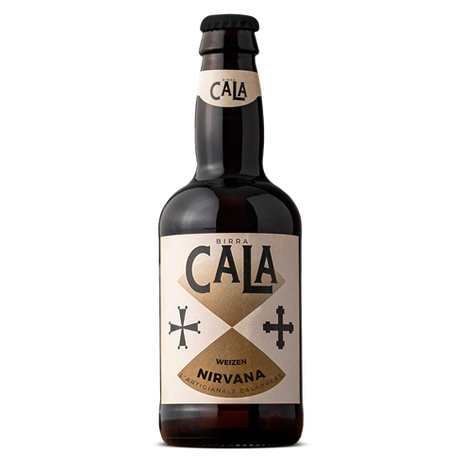 Birra Artigianale Calabrese 33 cl bottiglia di birra CALA Weizen Nirvana in vetro.
