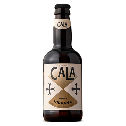 Birra Artigianale Calabrese 33 cl bottiglia di birra CALA Weizen Nirvana in vetro.