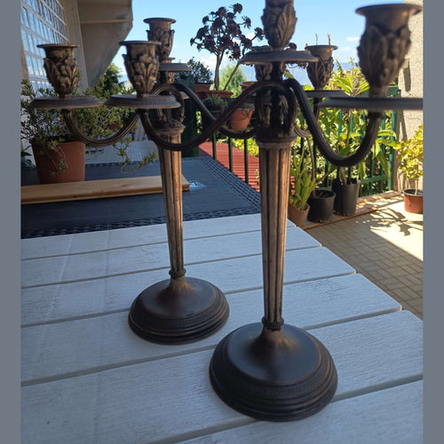 Candelabri argerto massiccio - Eleganza Italiana