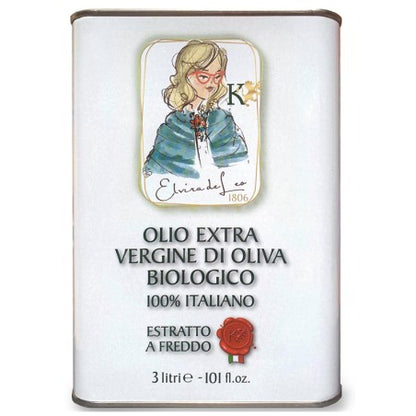 100% Italian Organic Cold Pressed Olive Oil