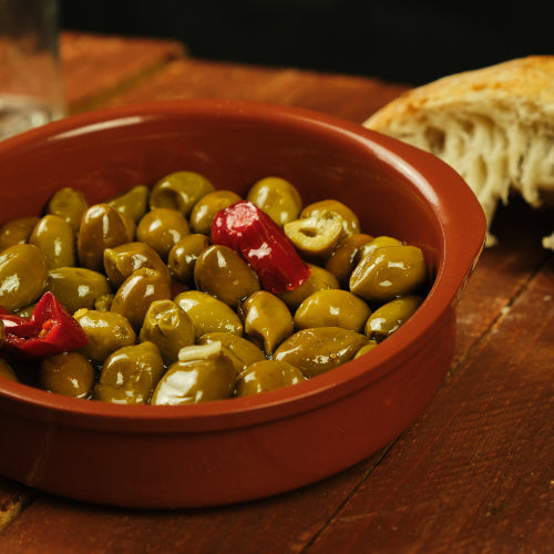 Olives concassées à la Calabraise
