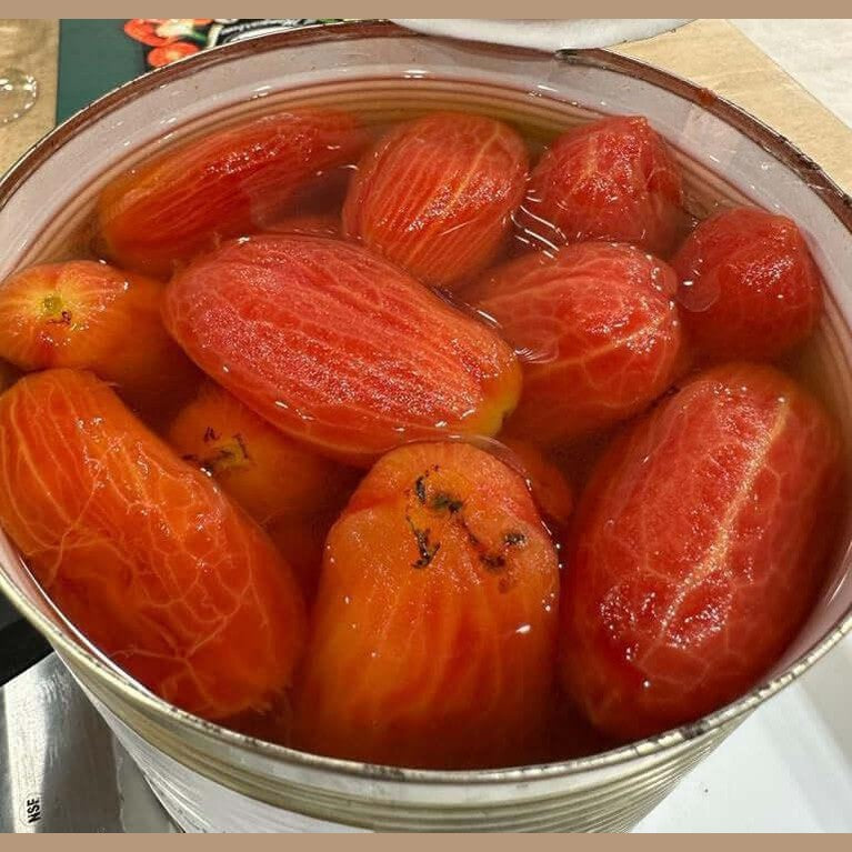 Pomodoro Pelato alla Fiamma in vaso vetro da 580 ml.