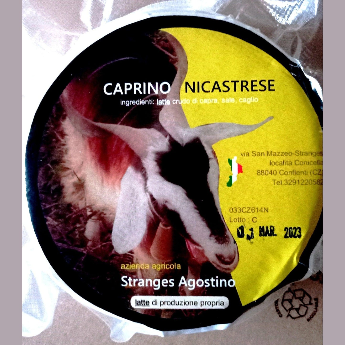 Caprino di Nicastro Calabria trancio da 400 gr. - Tastiness Food Shop