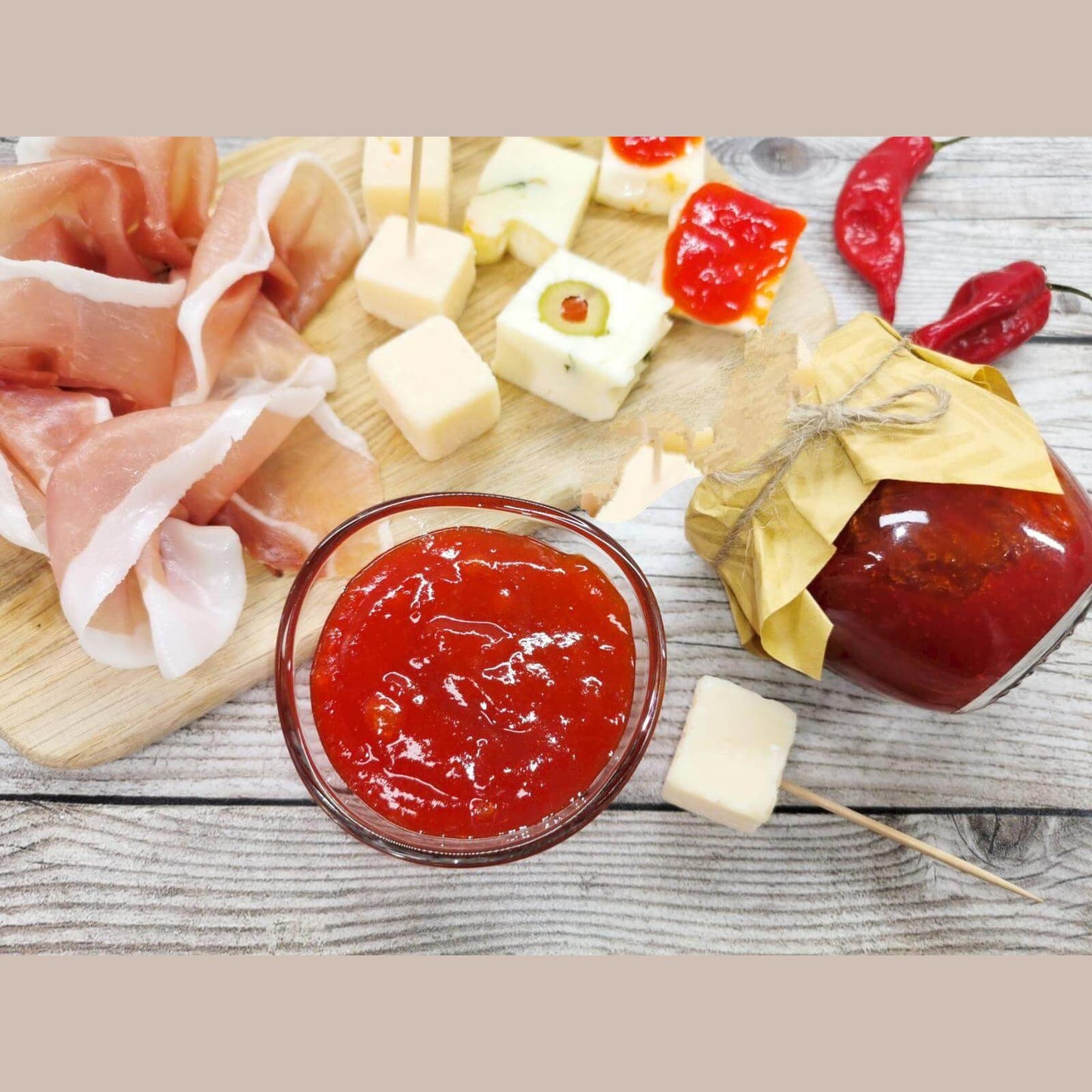 Confettura Artigianale di Peperoncino Piccante 200 gr. - Tastiness Food Shop