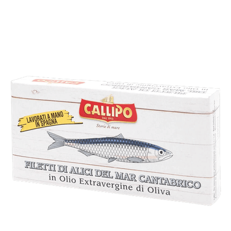 Filetti di Alici del Cantabrico in olio Extravergine di Oliva 50 gr. - Conserve di Terra, di Mare, Delicatessen - horecahub.myshopify.com