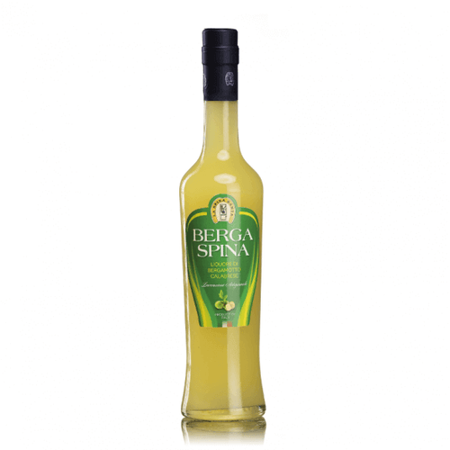 Liquore al Bergamotto ottenuto dal frutto fresco in bottiglia da 70 cl