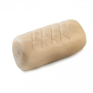 Pasta di Mandorla, panetto di pasta di mandorla siciliana con almeno 40% di mandorla.