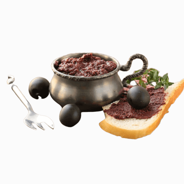 Pat&eacute; Artigianale di Olive Nere in olio di oliva 200 gr. - Conserve di Terra, di Mare, Delicatessen - horecahub.myshopify.com