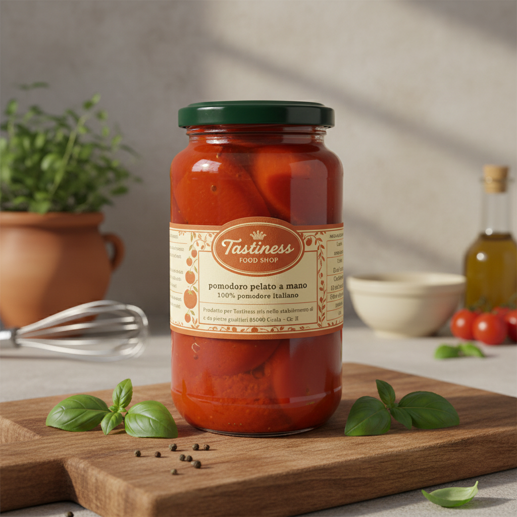 Pomodoro Pelato a Mano 580 ml. - Conserve di Terra, di Mare, Delicatessen - horecahub.myshopify.com